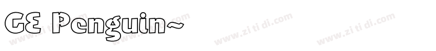 GE Penguin字体转换